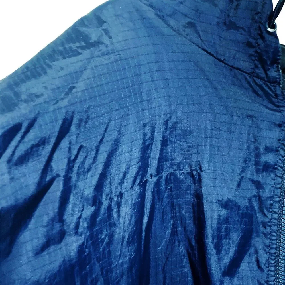 Dickies Windbreaker Jacket Mens‎ XL Nylon Ripstop Fleece Lined Hooded Full Zip